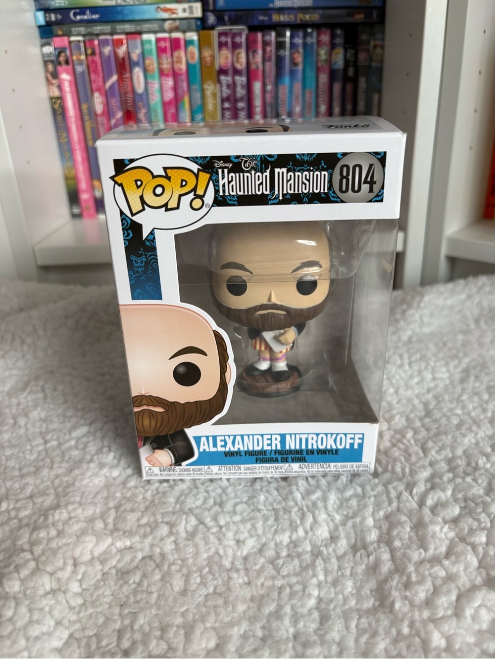 Funko Pop! Haunted Mansion Alexander Nitrokoff Vinyl Figure - White, Brown, Blue